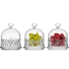Kitchen Tools|Kitchen Storage|Godinger Dublin Crystal Trio Butter Dome Set of 3
