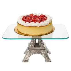 Cake Stands|Godinger Eiffel Tower Footed Cake Stand