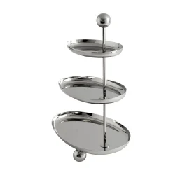 Specialty Serving|Godinger Ellipse 3 Tiered Serving Stand