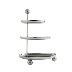 Specialty Serving|Godinger Ellipse 3 Tiered Serving Stand