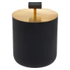 Ice Buckets|Barware Tools|Godinger Encalmo Textured Black & Gold Ice Bucket
