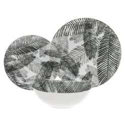 Everyday Dinnerware|Godinger Felice Porcelain 12 Piece Dinnerware Set, Service For 4