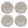 Outdoor Dinnerware|Godinger Geometric Melamine Dinner Plate, Set of 4