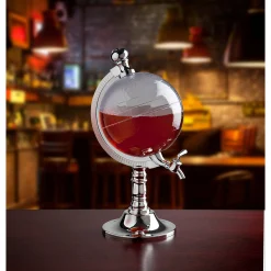 Beverage Dispenser|Godinger Globe Beverage Dispenser
