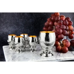 Shot Glasses|Godinger Grape Hammered Shot Glass, Set of 6