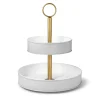 Specialty Serving|Godinger Havana Two Tiered Serving Stand