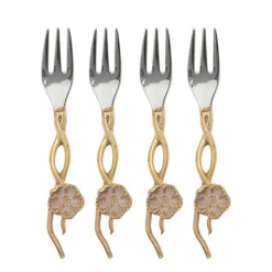 Appetizer Sets|Godinger Hellebore Dessert Fork Set