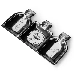 Serving Platters|Godinger Hex & Potion Bottles Platter