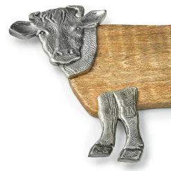 Serving & Cheese Boards|Godinger Homestead Cow Cheese Board