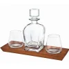 Decanter & Decanter Sets|Godinger Hudson 4 Piece Whiskey Decanter Set
