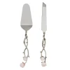Cake Servers|Godinger Hyaline Pink Cake Server Set