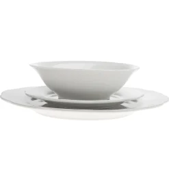 Fine Dinnerware|Godinger Inglenook Porcelain 16 Piece Dinnerware Set, Service for 4