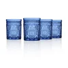 Dof & Highball|Godinger Jax Blue Double Old Fashion, Set of 4