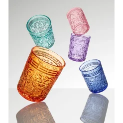 Dof & Highball|Godinger Jax Blue Double Old Fashion, Set of 4