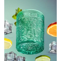 Dof & Highball|Godinger Jax Seafoam Double Old Fashion, Set of 4