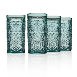 Dof & Highball|Godinger Jax Seafoam Highball, Set of 4