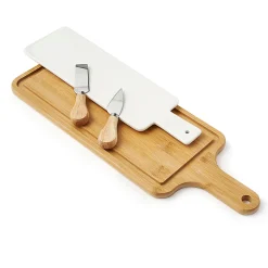 Kitchen Tools|Serving & Cheese Boards|Godinger Jumelle Double Cheese Board Set with Cheese Knife