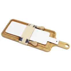 Kitchen Tools|Serving & Cheese Boards|Godinger Jumelle Double Cheese Board Set with Cheese Knife