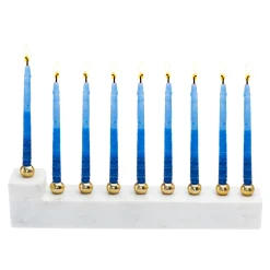 Menorah|Hanukkah|Godinger L Marble Menorah