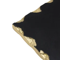 Serving & Cheese Boards|Godinger Lavi Black Marble Gold Organic Edge Small Rectangle Board
