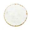 Specialty Serving|Godinger Lavi Large Marble Gold Organic Edge Lazy Susan