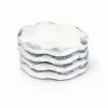 Coasters|Godinger Lavi Marble Silver Organic Edge Coaster Set