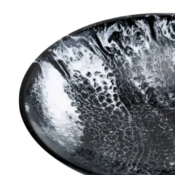 Specialty Serving|Serving Bowls|Godinger Lucente Black & White Resin Fruit Bowl