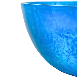 Serving Bowls|Godinger Lucente Blue Resin Salad Bowl