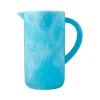 Pitchers|Godinger Lucente Resin Matte Blue Beverage Pitcher