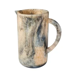 Pitchers|Godinger Lucente Resin Matte Limestone Beverage Pitcher