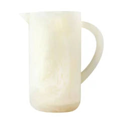Pitchers|Godinger Lucente Resin Matte White Beverage Pitcher