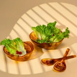 Serving Bowls|Bowls|Godinger Lucente Tortoise Shell Resin Scalloped Snack Bowl