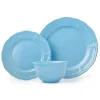 Everyday Dinnerware|Godinger Madison Blue Stoneware 12 Piece Dinnerware Set, Service for 4