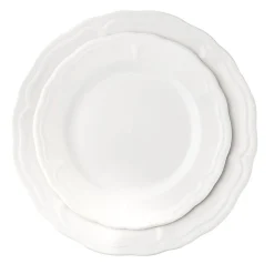Everyday Dinnerware|Godinger Madison White Stoneware 12 Piece Dinnerware Set, Service for 4