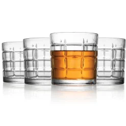 Dof & Highball|Godinger Maeve Double Old Fashion Glass, Set of 4
