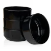 Outdoor Dinnerware|Godinger Marbella Black Stacking Melamine Cereal Bowl, Set of 4