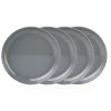 Outdoor Dinnerware|Godinger Marbella Grey Stacking Melamine Salad Plate, Set of 4