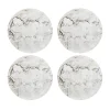 Outdoor Dinnerware|Godinger Marble Melamine Salad Plate, Set of 4