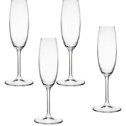 Wine & Champagne|Godinger Meridian Flute, Set of 4