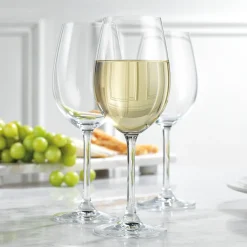 Wine & Champagne|Godinger Meridian White Wine Glass, Set of 4