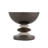 Serving Bowls|Godinger Midnight Pebble Footed Nut Bowl