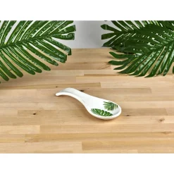 Kitchen Tools|Godinger Monstera & Palm Leaf Spoon Rest