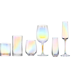 Stemless|Godinger Monterey Stemless Flute, Set of 4