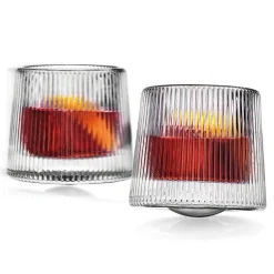 Dof & Highball|Godinger Orbit Spinning Double Old Fashion Glass, Set of 2