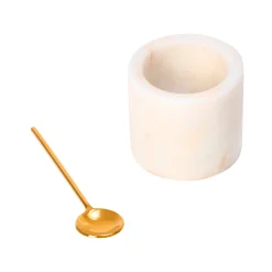 Salt & Pepper|Godinger Pacha Marble Salt & Pepper Cellar Set