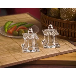 Salt & Pepper|Godinger Pagoda Salt & Pepper Shaker Set