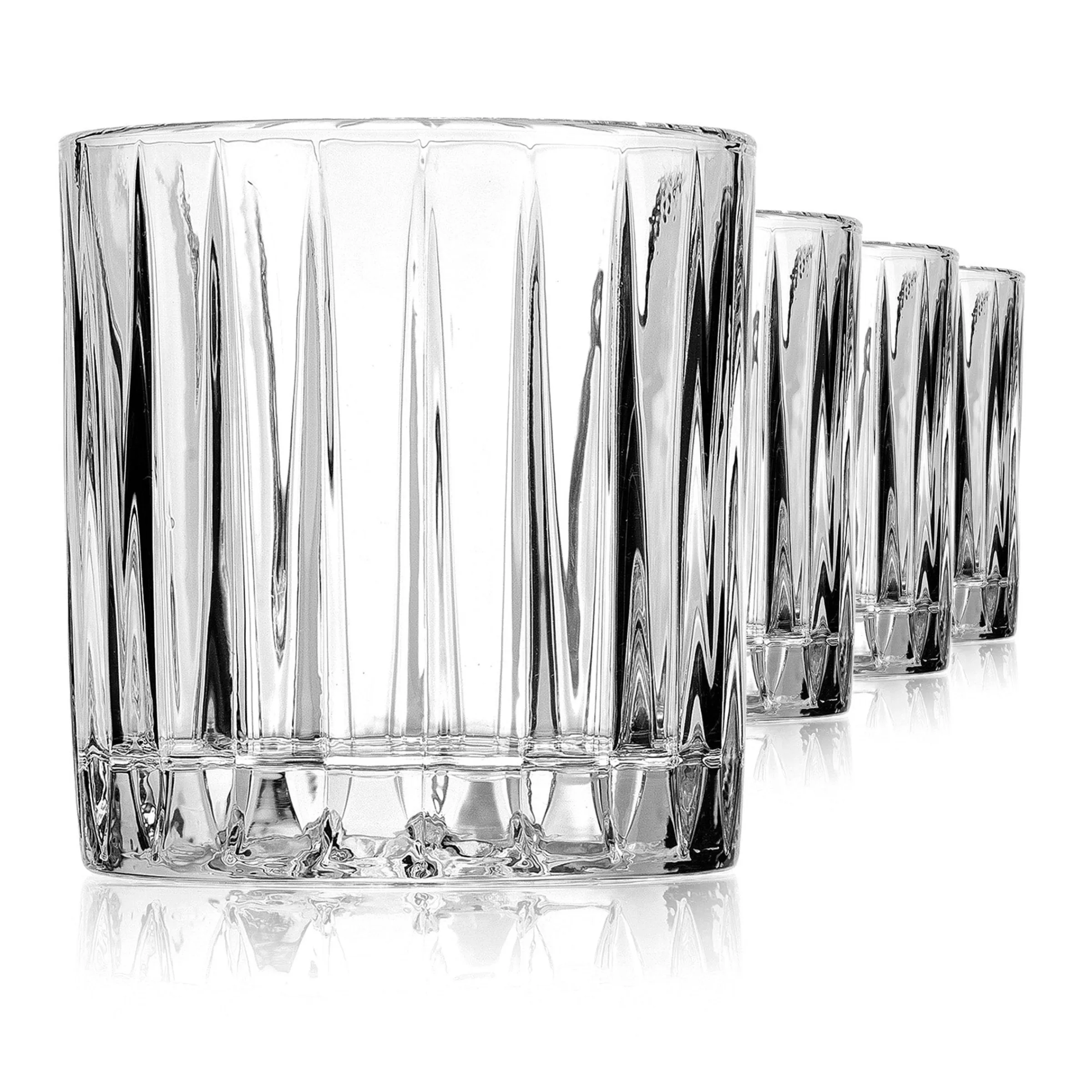 Dof & Highball|Godinger Parallels Double Old Fashion, Set of 6