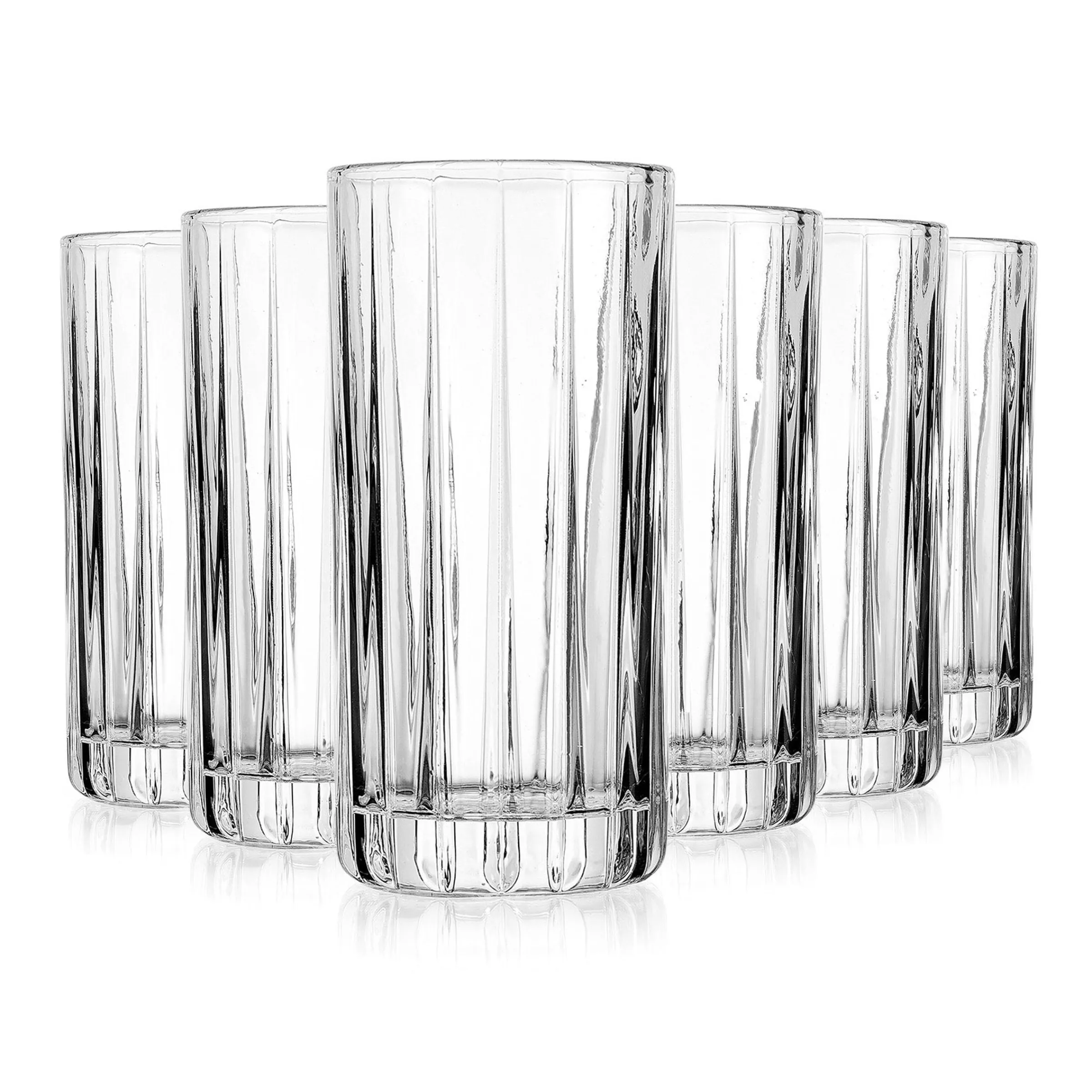 Dof & Highball|Godinger Parallels Highball, Set of 6