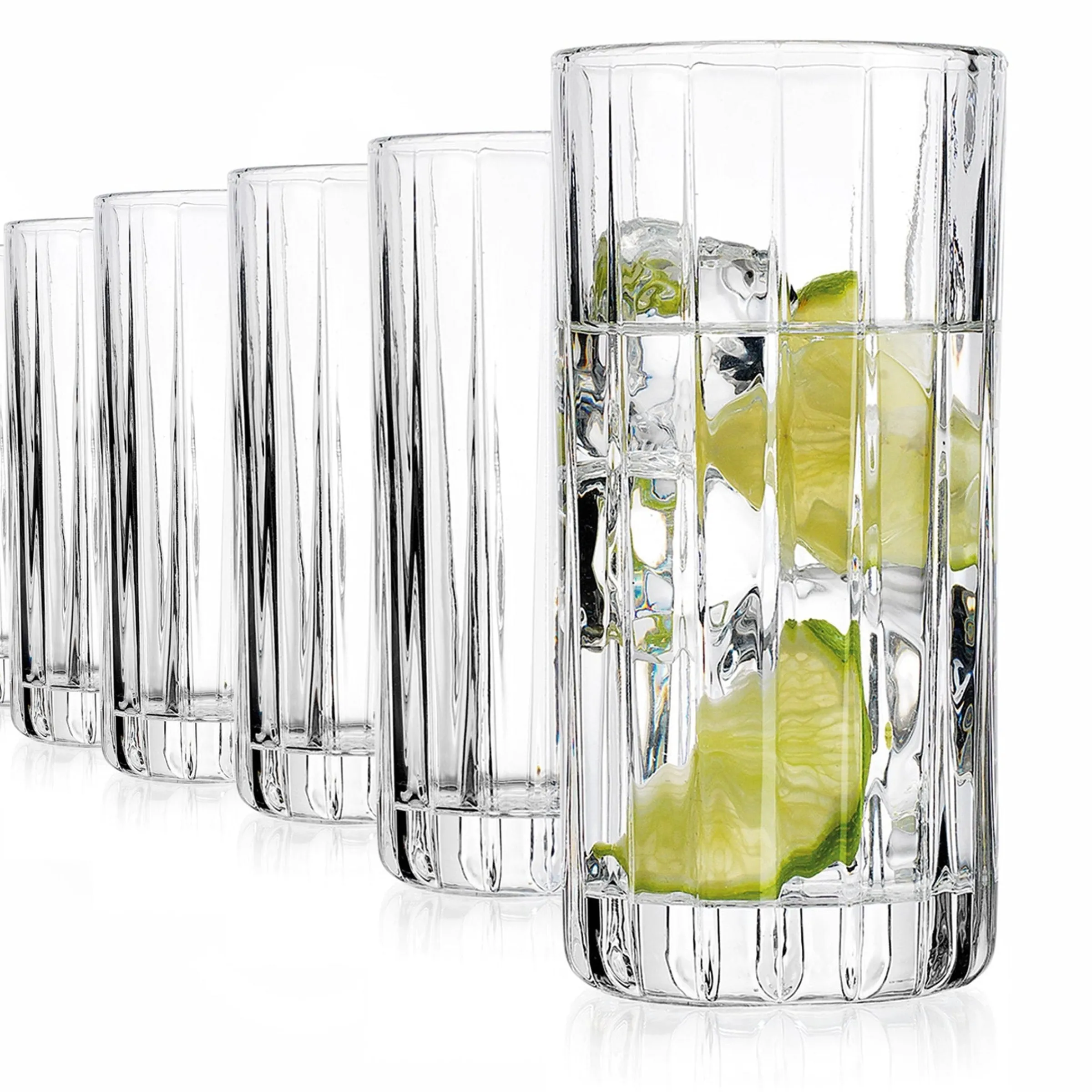 Dof & Highball|Godinger Parallels Highball, Set of 6