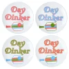 Outdoor Dinnerware|Godinger Pickle Ball Melamine Appetizer Plate, Set of 4